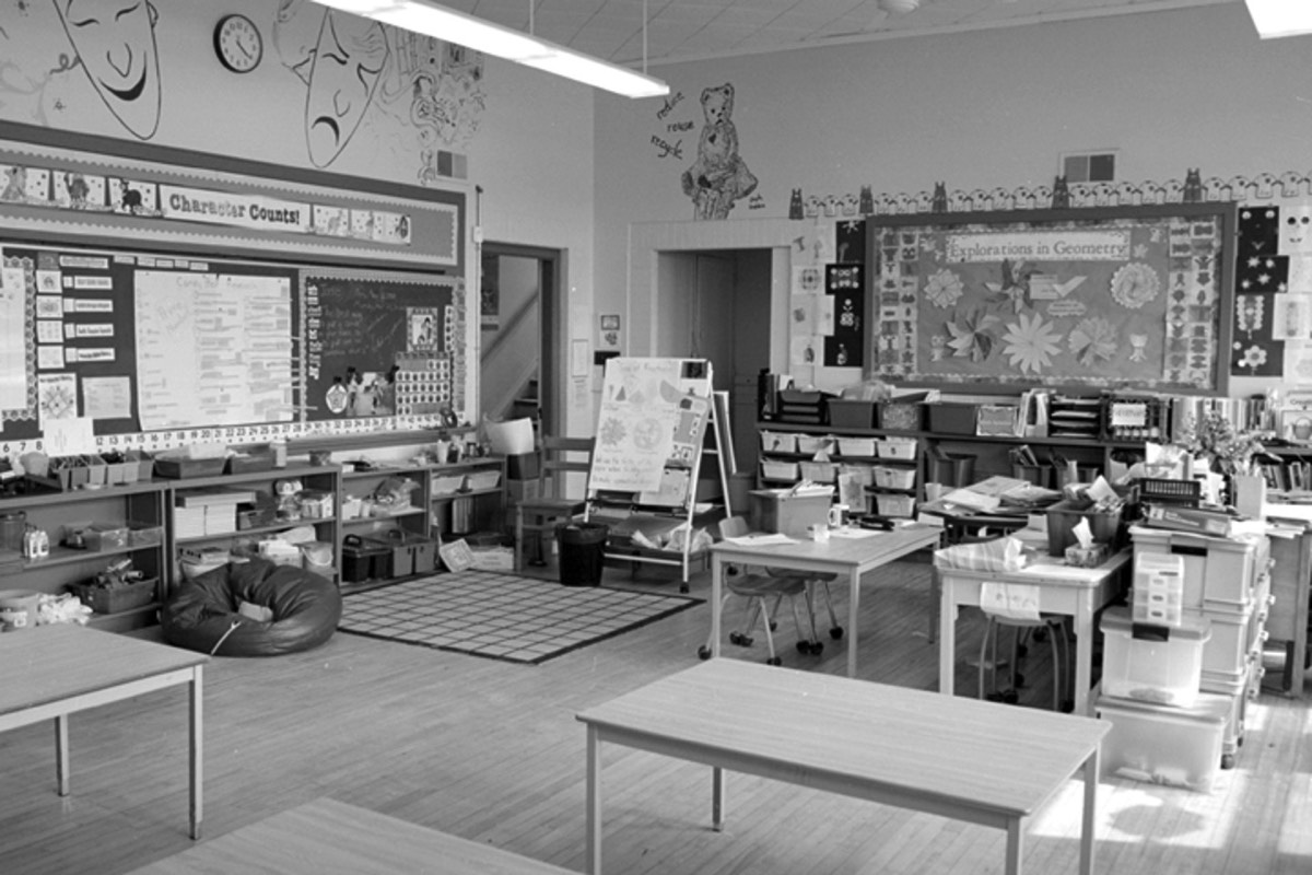 Photo of a child-centred classroom.